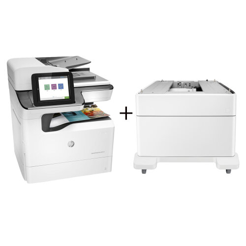 HP 2CF56A PageWide Managed Color MFP E77650DN A3 Çok Fonksiyonlu Renkli Lazer Yazıcı - 1