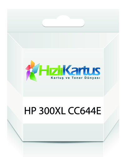 HP CC644E (300XL) Renkli Muadil Kartuş Yüksek Kapasite - Deskjet D2560 (T10624)