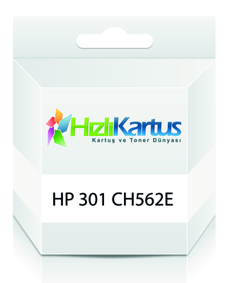 HP - HP CH562E (301) Renkli Muadil Kartuş - DeskJet 1000 (T257)