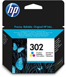 HP - HP F6U65A (302) Color Original Cartridge - DeskJet 2130