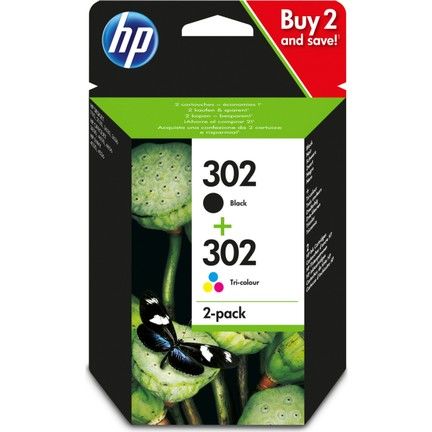 HP X4D37AE (302) Siyah+Renkli Multipack Orjinal Kartuş - DeskJet 2130 (T11550)