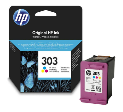 HP - HP T6N01AE (303) Colour Original Cartridge - Envy Photo 6220 / 6230