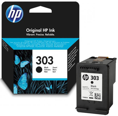 HP - HP T6N02AE (303) Black Original Cartridge - Envy Photo 6220 / 6230 
