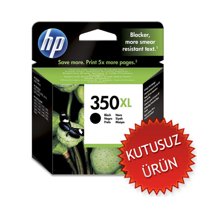 HP - HP CB336EE (350XL) Siyah Orjinal Kartuş - Officejet J5740 (U) (T17504)
