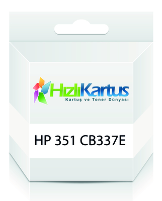 HP - HP CB337E (351) Renkli Muadil Kartuş - Officejet J5740 (T259)