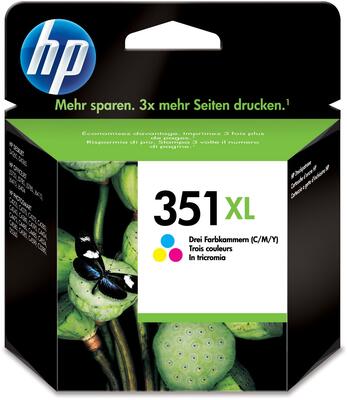 HP - HP CB338EE (351XL) Color Original Cartridge - Officejet J5740 