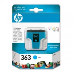 HP - HP C8771E (363) Mavi Orjinal Kartuş - Photosmart 3110 / C5180 (T2704)