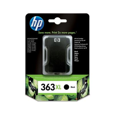 HP - HP C8719EE (363XL) Siyah Orjinal Kartuş Yüksek Kapasite - Photosmart 3110 / C5180 (T2634)