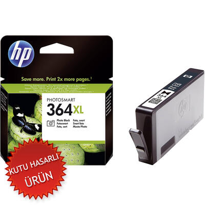 HP - HP CB322EE (364XL) Black Original Photo Cartridge - C5380 / C6380 (Damaged Box)