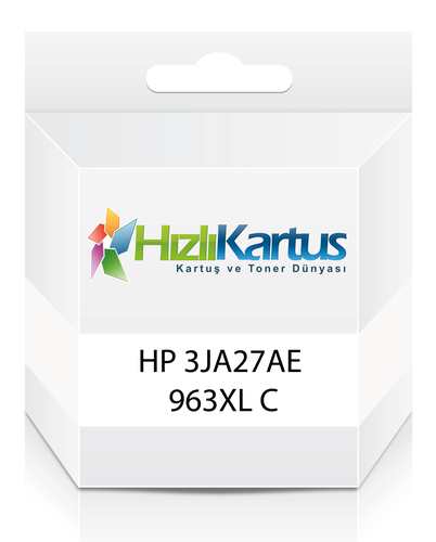 HP 3JA27AE (963XL) Mavi Muadil Kartuş - OfficeJet Pro 9010