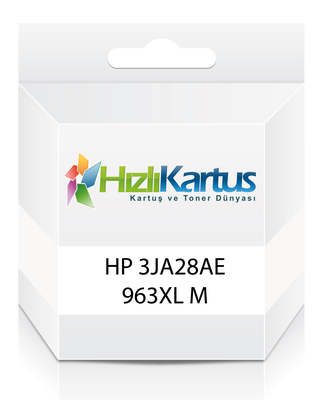 HP - HP 3JA28AE (963XL) Magenta Comptaible Cartridge - OfficeJet Pro 9010
