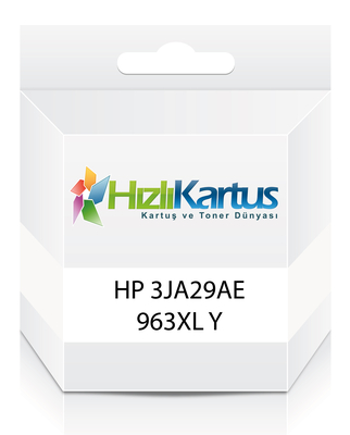HP - HP 3JA29AE (963XL) Sarı Muadil Kartuş - OfficeJet Pro 9010