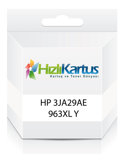 HP 3JA29AE (963XL) Sarı Muadil Kartuş - OfficeJet Pro 9010 - 1