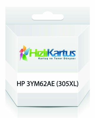 HP - HP 3YM62AE (305XL) Black Compatible Cartridge - DeskJet 2300 
