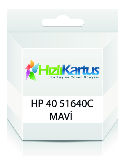 HP 51640C (40) Mavi Muadil Kartuş - Deskjet 1200c (T10299)