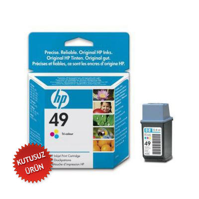 HP - HP 51649AE (49) Colour Original Cartridge - Deskjet 350 (Without Box)