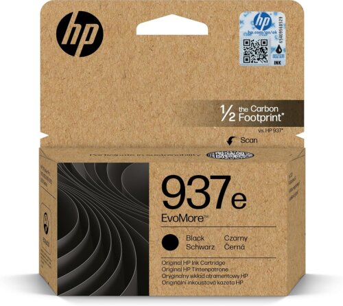 HP 4S6W9NE (937e) Siyah Orjinal Kartuş Yüksek Kapasiteli - Officejet Pro 9110 - 1