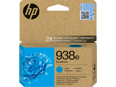 HP 4S6X9PE (938E) Mavi Orjinal Kartuş - Pro 9720 - HP