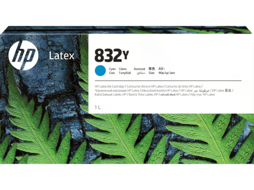 HP 4UV06A (832Y) Mavi Orjinal Latex Mürekkep Kartuşu - Latex 700 - 1