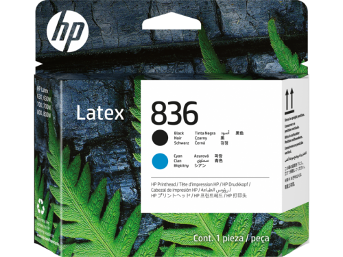 HP 4UV95A (836) Siyah-Mavi Orjinal Latex Baskı Kafası - Latex 700W - 1