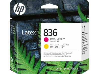 HP 4UV96A (836) Kırmızı-Sarı Orjinal Latex Baskı Kafası - Latex 700W - HP