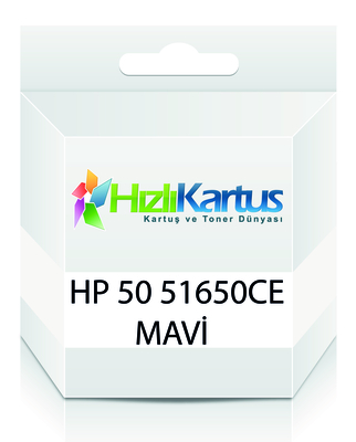 HP - HP 51650CE (50) Mavi Muadil Kartuş - DesignJet 650C (T10294)