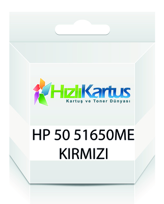 HP 51650ME (50) Kırmızı Muadil Kartuş - DesignJet 650C (T10300) - HP