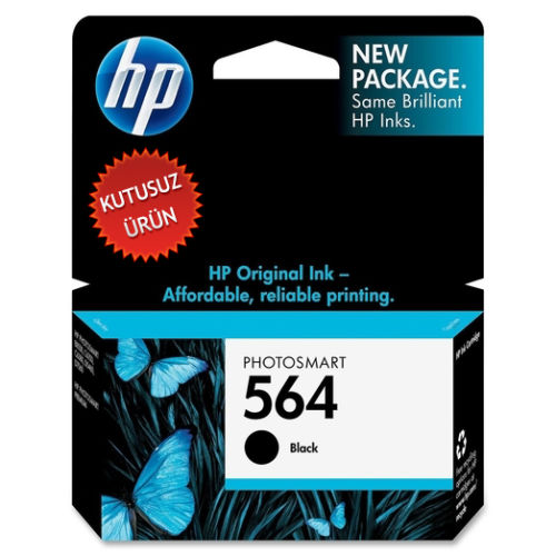 HP CB316W (564) Siyah Orjinal Kartuş - Deskjet 3070A (U) (T2422)