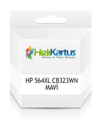 HP CB323WN (564XL) Mavi Muadil Kartuş - DeskJet 3070A (T10613) - HP