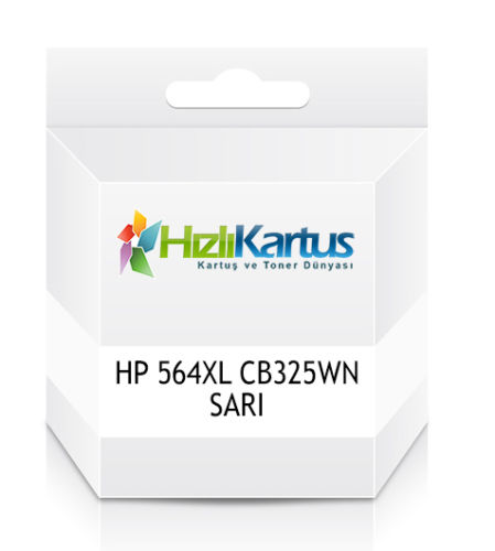 HP CB325WN (564XL) Sarı Muadil Kartuş - DeskJet 3070A (T10603)