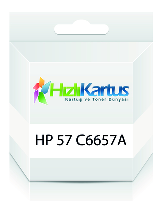 HP - HP C6657A (57) Renkli Muadil Kartuş - Deskjet 450 (T277)