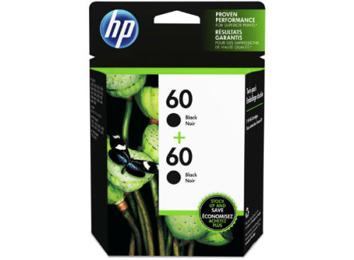 HP CZ071FN (60 + 60) Black Original Dual Pack Cartridge - 1