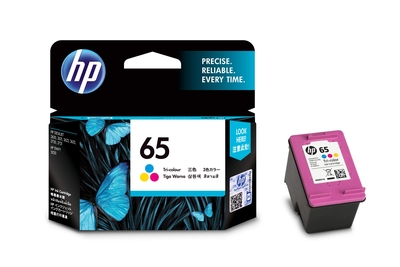 HP - HP 65 (N9K01AA) Color Original Cartridge - DeskJet 2620 / 2623