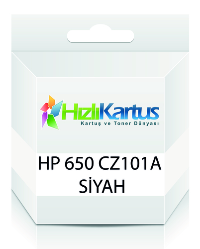 HP CZ101A (650) Siyah Muadil Kartuş - Deskjet 2510 (T10622)