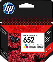 HP - HP F6V24A (652) Color Original Cartridge - Deskjet 1115