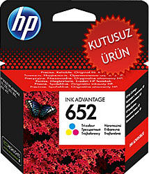 HP F6V24A (652) Renkli Orjinal Kartuş - Deskjet 1115 (U) (T8688)