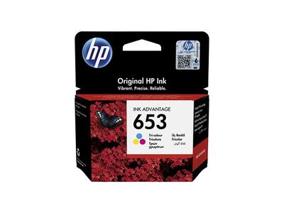 HP - HP 3YM74AE (653) Color Original Cartridge - DeskJet 6075