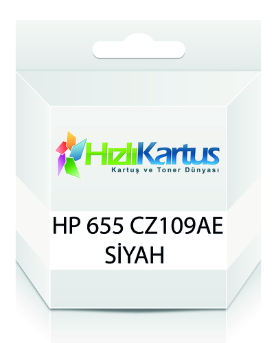 HP CZ109AE (655) Siyah Muadil Kartuş - Deskjet 3525 (T16797)