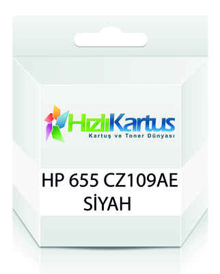 HP CZ109AE (655) Siyah Muadil Kartuş - Deskjet 3525 (T16797) - HP