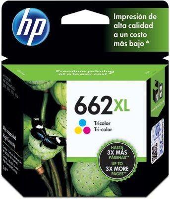 HP - HP CZ106AB (662XL) Renkli Orjinal Kartuş - Deskjet 3516 (T9418)