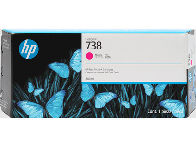 HP 676M7A (738) Magenta Original Cartridge - DesignJet T850 / T950 - HP