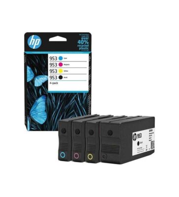HP (6ZC69AE) 953 4Lü Paket Orjinal Kartuş - Pro 7720 - HP