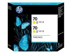 HP CB345A (70) Yellow Color Cartridge Dual Pack - Designjet Z2100 - HP