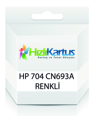 HP - HP CN693A (704) Renkli Muadil Kartuş - Deskjet 2060 (T12267)