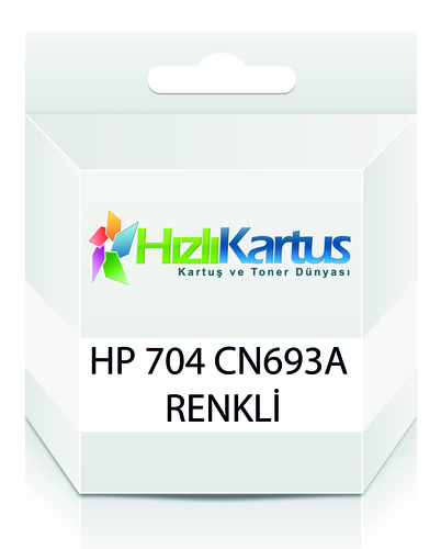 HP CN693A (704) Renkli Muadil Kartuş - Deskjet 2060 (T12267)