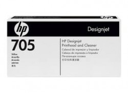 HP - HP CD956A (705) Sarı Orjinal Baskı Kafası ve Temizleyici - DesignJet 5100 (T1533)