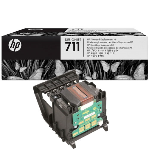 HP C1Q10A (711) Printhead Replacement Set - Designjet T120 
