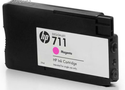 HP - HP CZ131A (711) Kırmızı Orjinal Kartuş - DesignJet T120 (U) (T7089)
