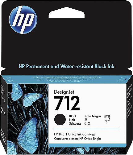 HP 3ED70A (712) Siyah Orjinal Kartuş - DesignJet T650 (T15052) - 2