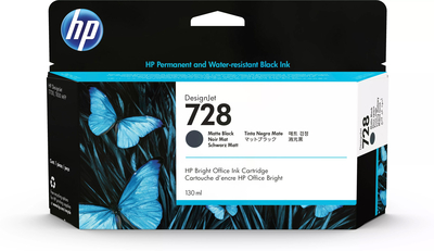 HP - HP 3WX25A (728) Matte Black Original Cartridge - T730 / T830